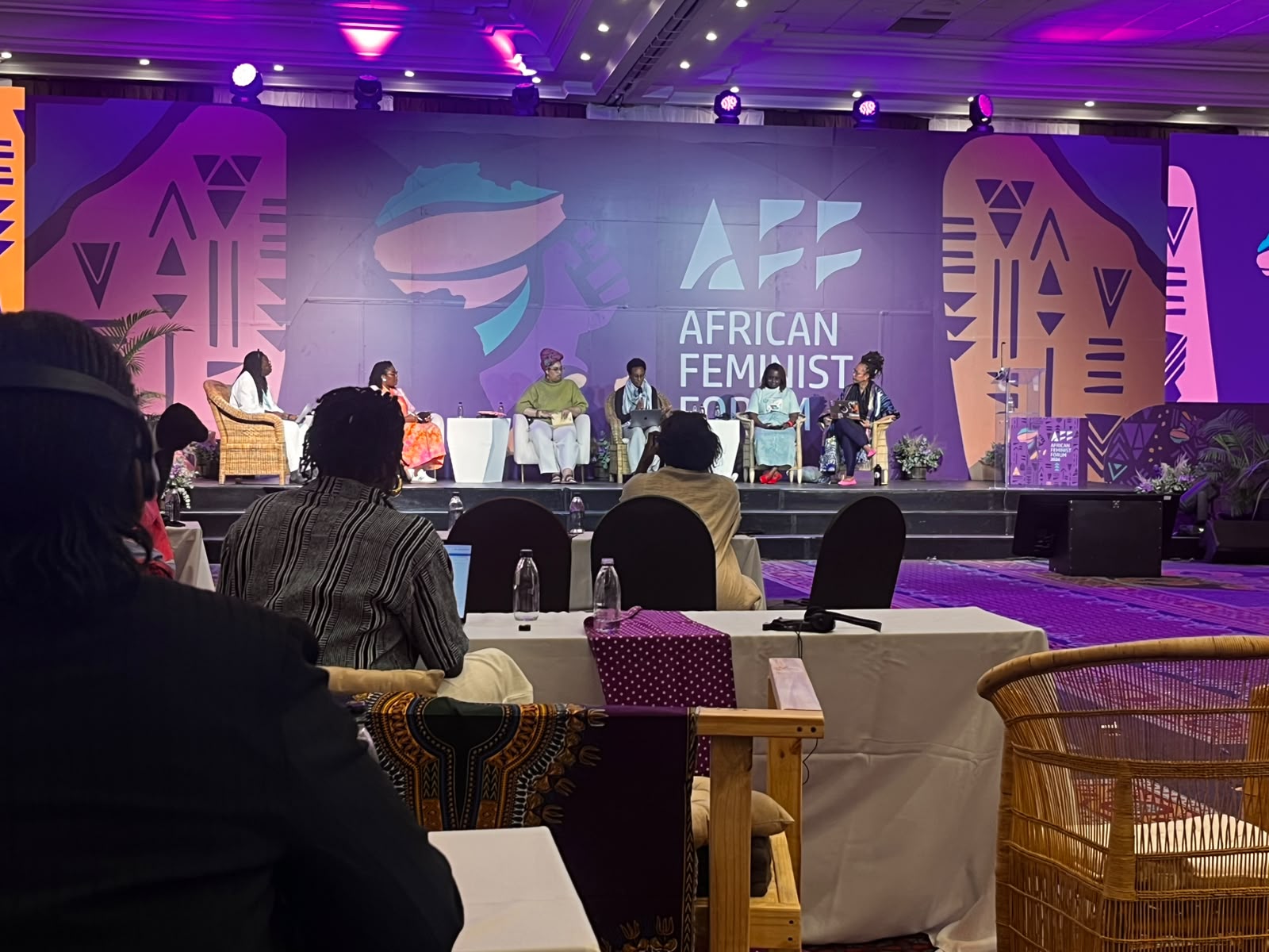 Panel discussing feminist futures at the African Feminist Forum 2026